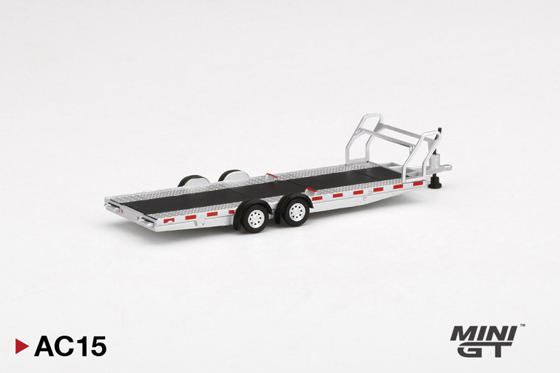 Модель машины tsm mini gt 338/ac15 1/64  land rover defender 90 white 拖车 Minigt