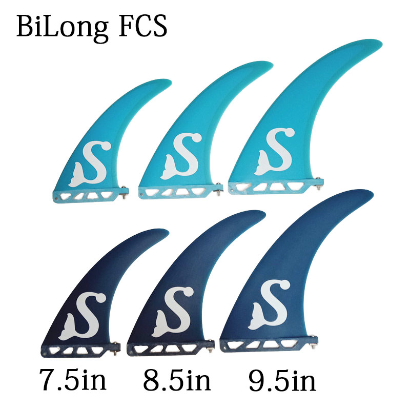 Surfboard tail fin SUP single fin 7 5-8 5-9 5 inches single center tail rudder surfboard
