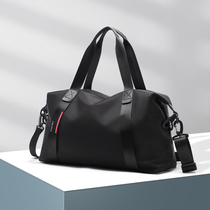 Business trip travel bag mens hand-held large-capacity clothes storage bag short-distance business luggage bag one-shoulder diagonal luggage bag