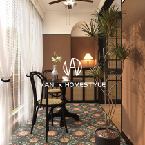 Vanne Medieval style Ye Weiyang bathroom tiles small flower tiles caramel color bathroom kitchen wall tiles and floor tiles flower pieces