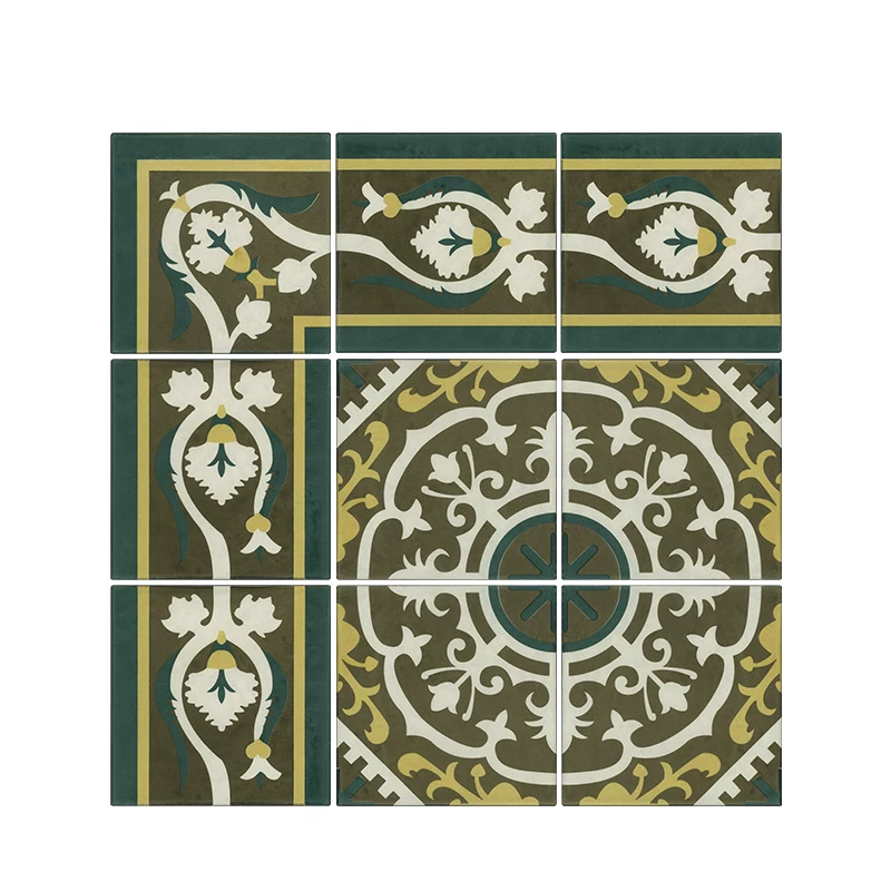 Франкский/восточный? Moroccan handmade tile restaurant Kitchen tile tile toilet balcony porch tile retro film