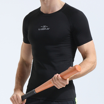 Outdoor sports quick-drying T-shirt slim stretch short sleeve running training short sleeve fitness clothes T-shirt breathable top short sleeve