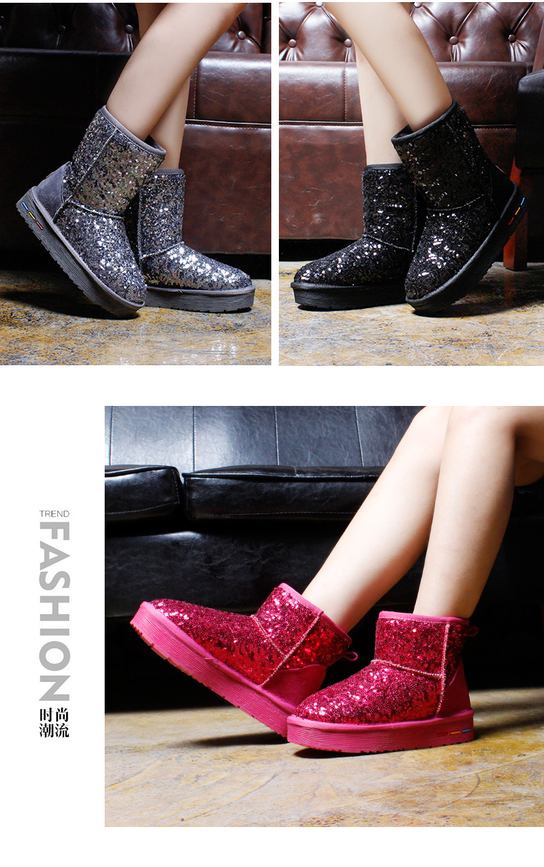 Bottes hiver pour femme en TPR  - Ref 3246267 Image 21