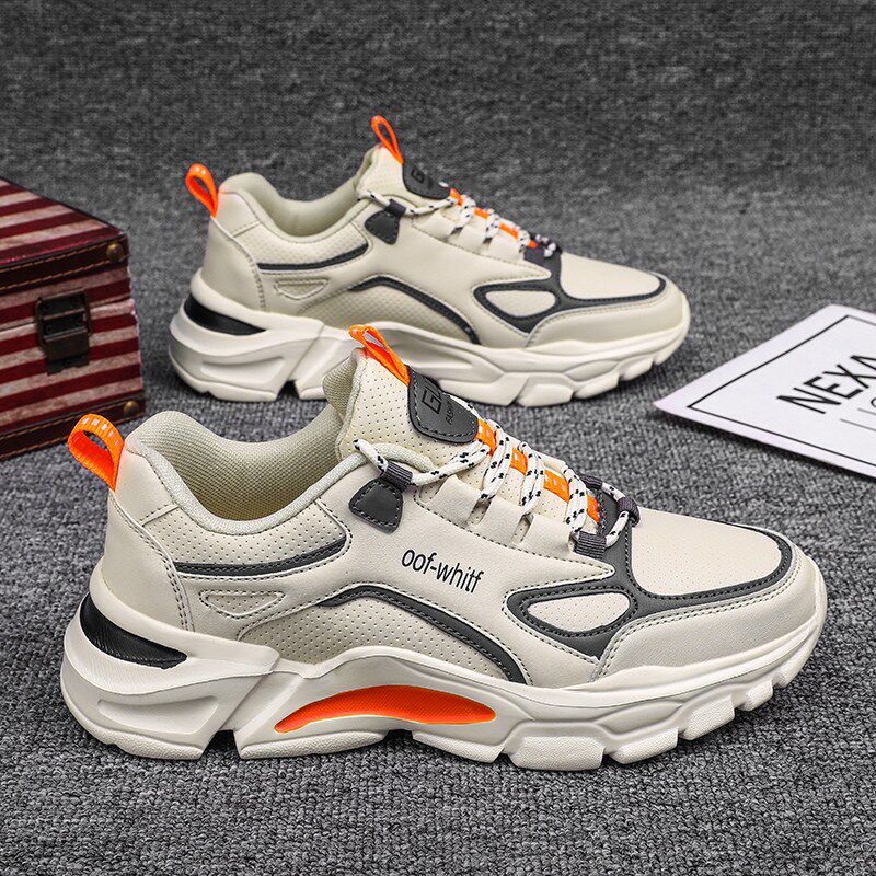 Spring new men's shoes big boy junior high school junior 12 sports running 13 leather face waterproof boy shoes 15 years old
