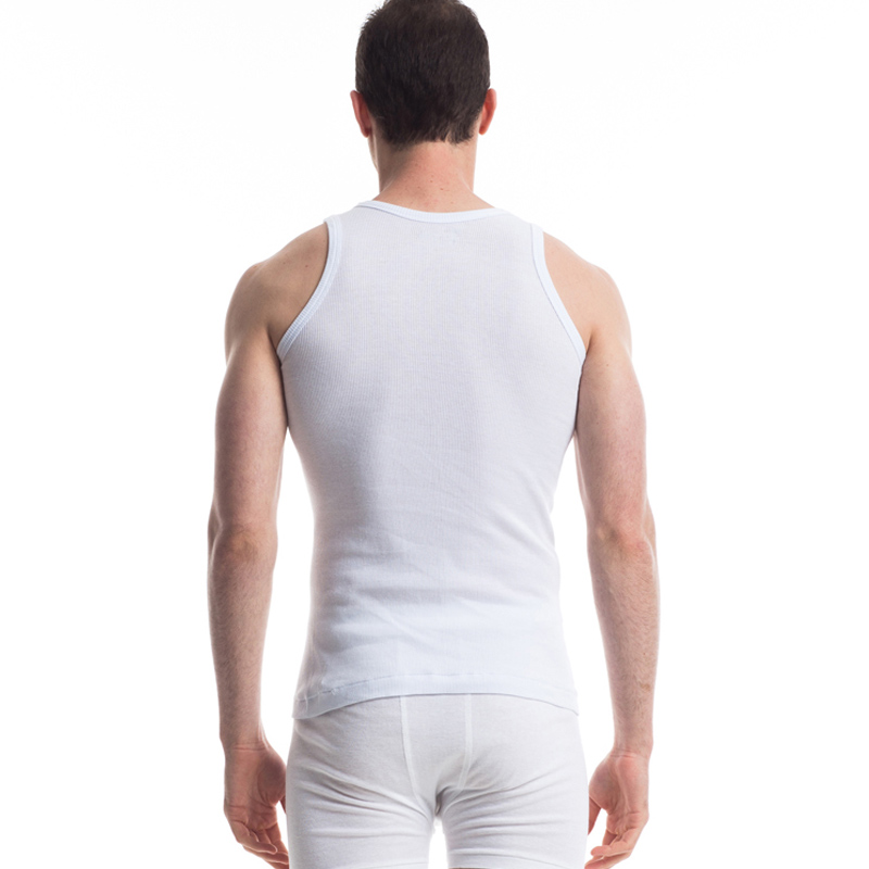 Hai mảnh cotton ba khẩu súng vest nam sườn vest nam mỏng chạm đáy áo len bó sát áo thun ba lỗ nữ