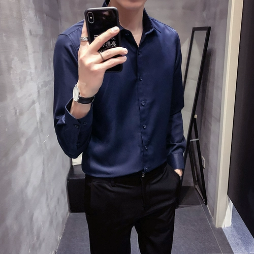 Tide, рубашка, трендовая осенняя куртка, облегающий крой, в корейском стиле