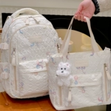 Вместительная и большая японская льняная сумка, брендовая сумка на одно плечо, сумка для учебы, шоппер, подходит для студента