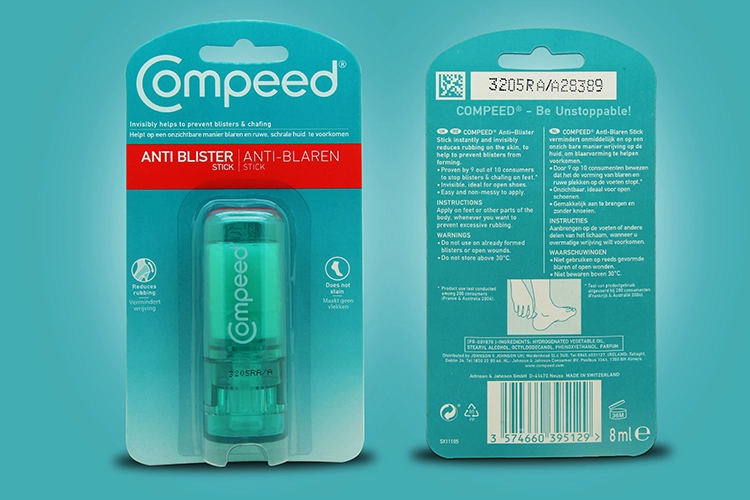 Compeed kem chân chống mài mòn kem chân kem chân cao gót mặc chân tạo tác chân chính hãng chăm sóc