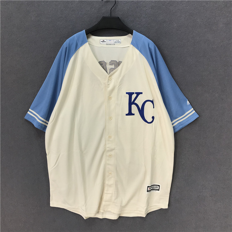 Contrast color baseball uniform T-shirt summer new Korean letter embroidery short-sleeved street hiphop hip-hop jersey men's and women's tide