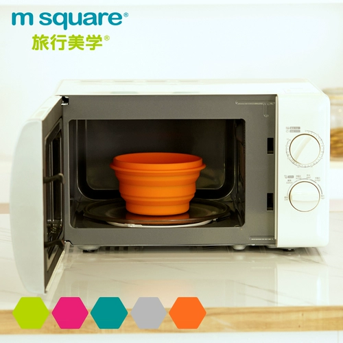 Силиконовая портативная посуда для путешествий, японский ланч-бокс