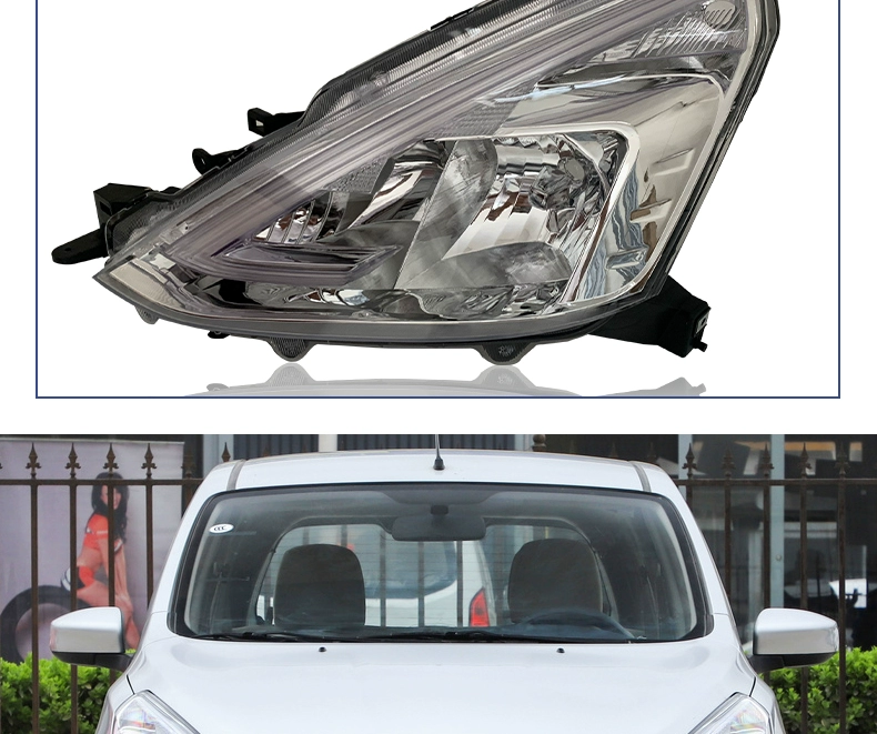 Thích hợp cho cụm đèn pha Nissan Liwei LED nguyên bản bên trái 05-15 Nissan Junyi đèn pha bên phải xe nguyên bản gương xe đèn ô tô