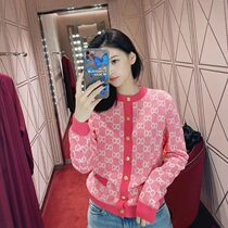 2021 early autumn light mature wind ins vintage single-breasted long sleeve knitted cardigan plus size New round neck pullover top