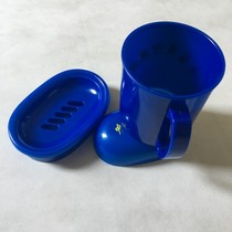 19 universal fire mouth cup washing cup tooth cylinder fire rescue blue outdoor flame blue plastic soap box cup