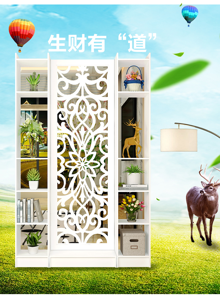 Màn hình vách ngăn phòng khách hiên tủ thời trang hiện đại phong cách châu Âu foyer trang trí tủ rỗng chạm khắc nền cửa sổ - Màn hình / Cửa sổ vách ngăn phòng bằng gỗ
