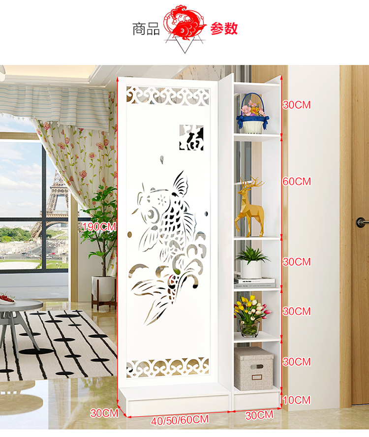 Màn hình phân vùng phòng khách hiên tủ thời trang hiện đại điện thoại di động trang trí tủ rỗng chạm khắc cửa sổ nền - Màn hình / Cửa sổ vách gỗ phòng khách
