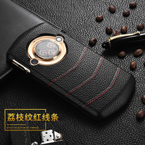 Usmile is suitable for 8848M4 mobile phone case leather protective case anti-drop case business M4 titanium mobile phone leather case