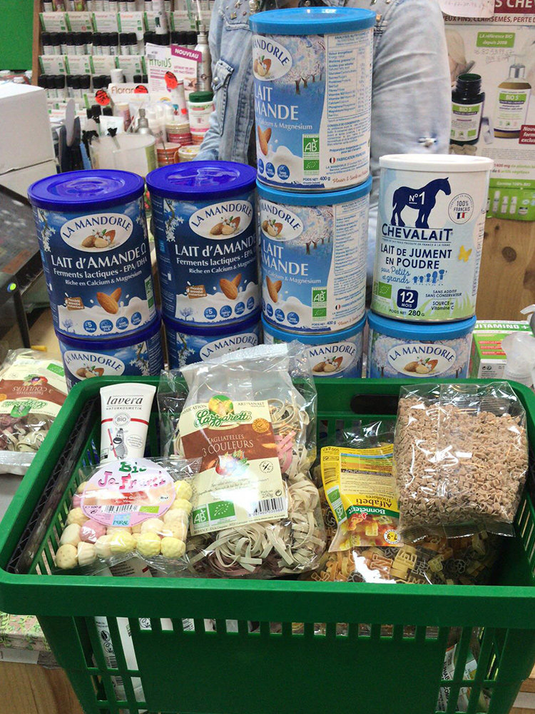 Spot France LAMANDORLE pure plant organic almond powder probiotic omega calcium moisturizing lung bright skin 400g-Taobao