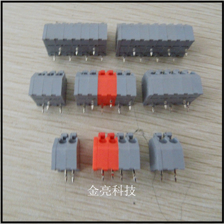 Factory direct sales spring-type screw-free quick-connect terminal press-type 250 circuit board ballast