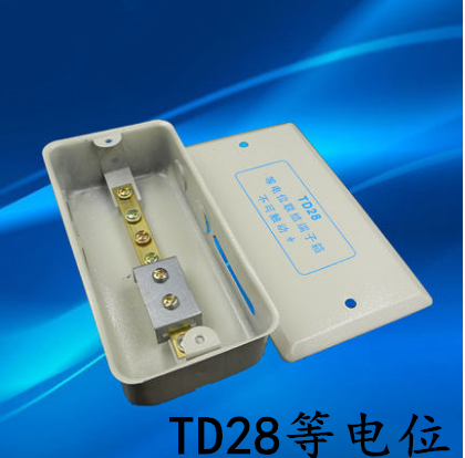 Equipotential junction terminal box such as TD-28 and other potential box distribution box wiring box iron cards for home lightning protection