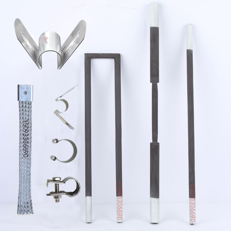 Vacuum Furnace Muffle Furnace Glass Kiln Heating Rod Customized High Temperature Furnace Heating Element Equal Diameter Silicon Carbide Rod