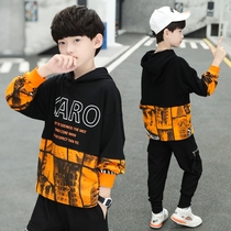 6 childrens clothes boys autumn clothes 2020 New Spring Autumn 9 boys in the big children 10 foreign style Korean version 15 years old tide