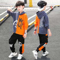 Childrens clothing boys autumn suit 2021 new boys spring and autumn children Foreign style casual two-piece Korean version