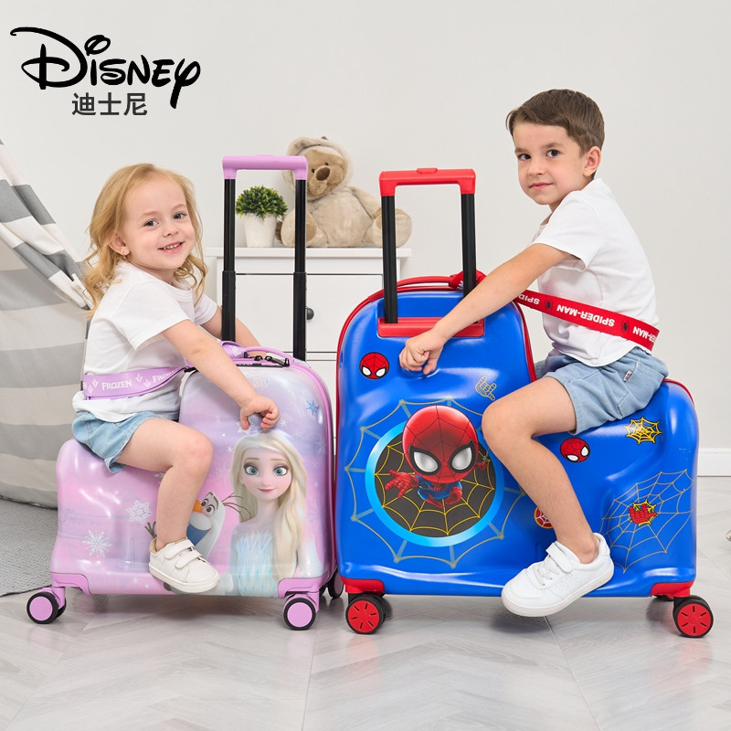 Disney Frozen Children's Ride-On Suitcase Elsa Marvel Cartoon Trolley Case