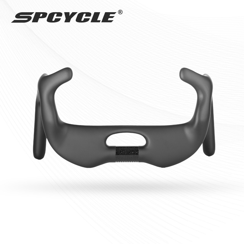 Spcycle High-Strength Carbon Fiber Track Handlebars for Short-Distance Professional Racing Training and Time Trial Fixed-Gear Handlebars