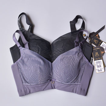 June Rose 6113 Brand Bra Genuine Wireless Bc Medium Thick Push-Up Bra with Side Support Magnetic Therapy Underwear Bra
