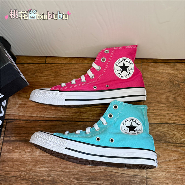 CONVERSE CONVERSE ALL STAR high-top canvas shoes light blue rose pink A12796C A06562C