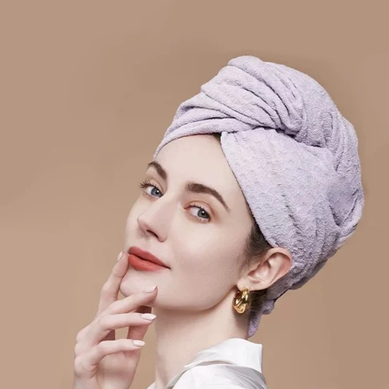Lady Aquisl Dry Hair Cap Upgraded with Technological Material, Dry Hair Towel Shower Cap, Super Absorbent and Quick-Drying Hair Cap