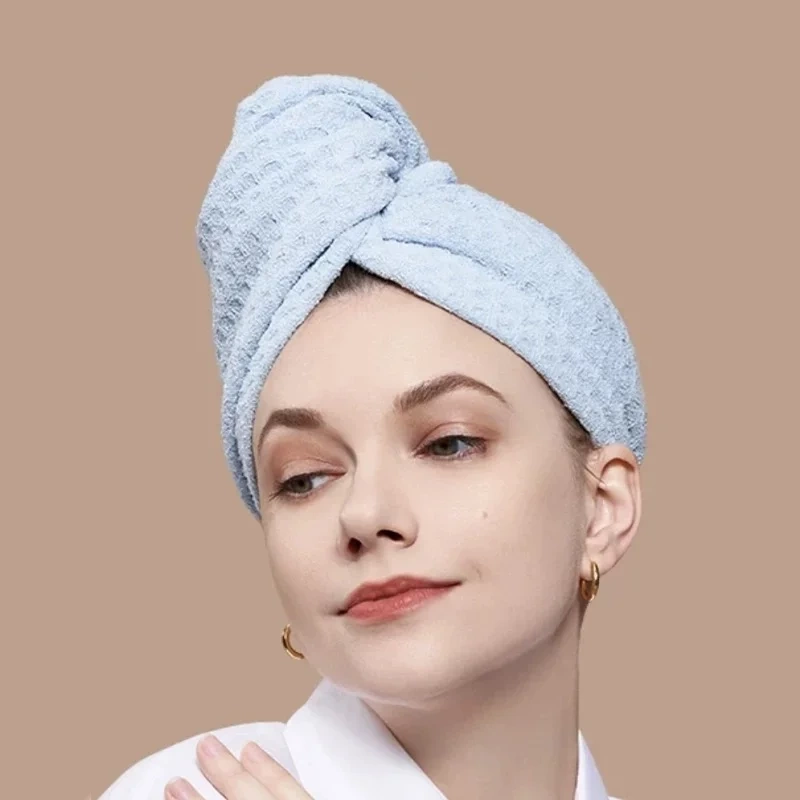 Lady Aquisl Dry Hair Cap Upgraded with Technological Material, Dry Hair Towel Shower Cap, Super Absorbent and Quick-Drying Hair Cap
