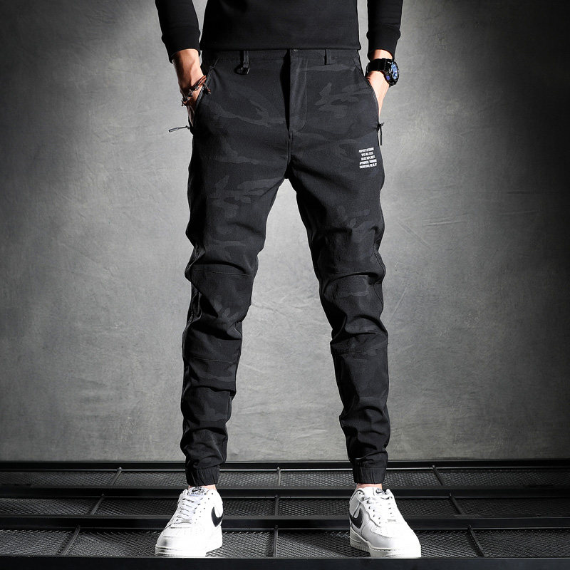 Camouflage pants men special soldiers wear autumn and winter plus black mens casual pants