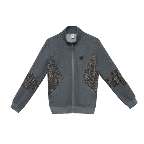 Осенний спортивный костюм для матери для отдыха, куртка для пожилых людей, комплект, большой размер, в западном стиле