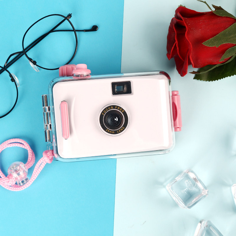 Gift box Lo fool mo mini - limited custom edition of fool machine white film camera film retro gift