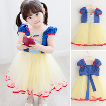 Girls Snow White Princess Dress Performance Clothes Little Girls cosplay Ball Performance Clothing Halloween Childrens Costume