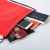 Спортивная спортивная сумка подходит для пеших прогулок, рюкзак, мешочек, для бега, на шнурках, делается под заказ, с печатью вашего логотипа