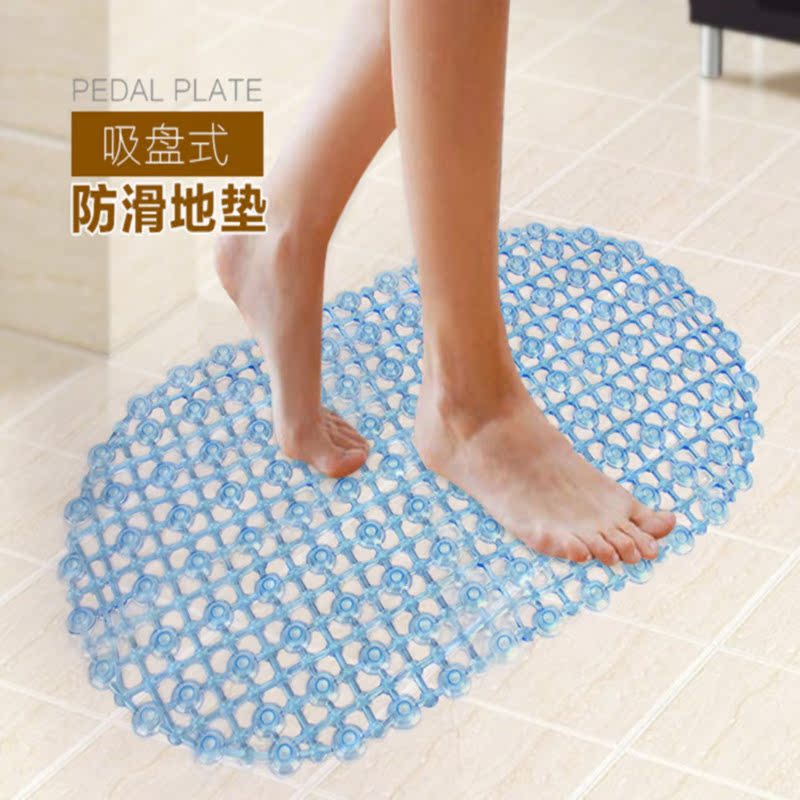 Large Size Bathroom Anti-Slip Ground Mat Toilet Makeup Room Suction Cup Ground Mat Shower Room Bath Mat Bath Mat