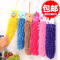Cartoon Hanging Snow Neil RubXX_ENCODE_CASE_CAPS_LOCK_Off Hand Towel Kitchen Cuddly Absorbent Not To Remove Hair Rag Cloth Cleaning Handkerchief
