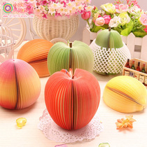 Cute Fruit Poo Sign Paper Korea Stationery Student Cartoon Sign this convenience post notepad Notepad Prize Gift