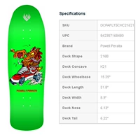 Зеленый 8,9 х 31,8