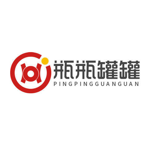 瓶瓶罐罐包材店的LOGO