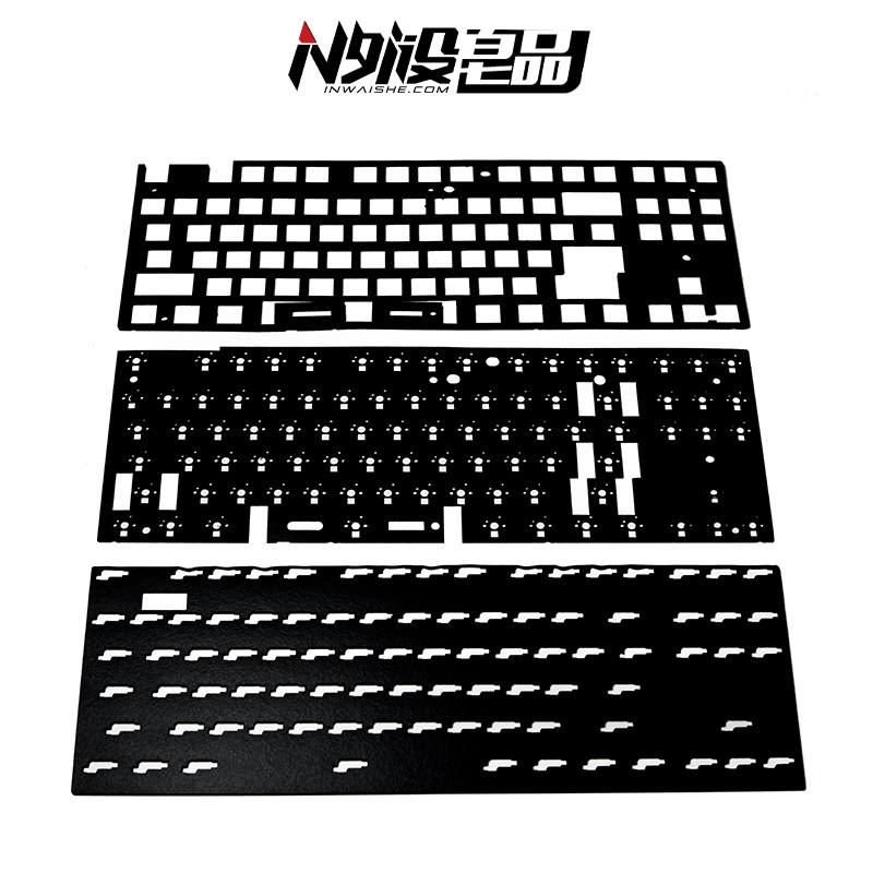 腹灵FL MK870 Keychron京造 声音包 罗杰斯井上Poron消音棉夹心底