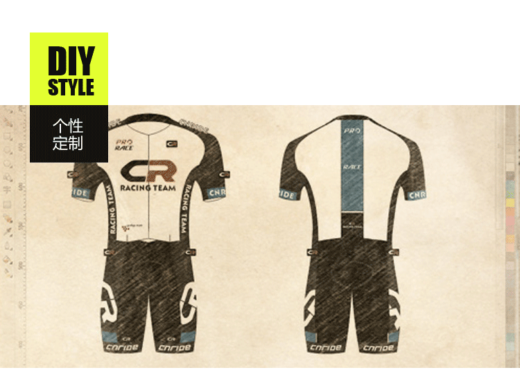 Tenue de cyclisme mixte CNRIDE - Ref 2208046 Image 60