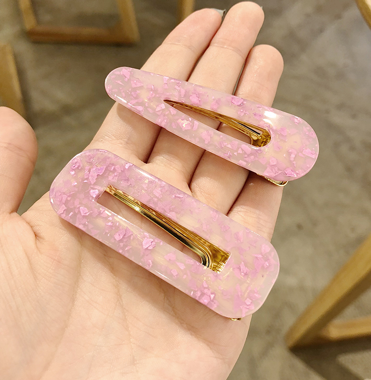 Hàn Quốc ins kẹp tóc mới retro rỗng bên clip ngọt ngào clip clip hình học phức tạp phụ kiện tóc acrylic - Phụ kiện tóc băng đô tai mèo