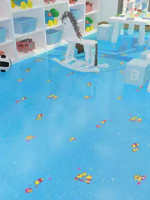 Kindergarten floor glue PVC floor patch Cartoon floor leather Plastic floor patch Children's room thick wear-resistant and waterproof