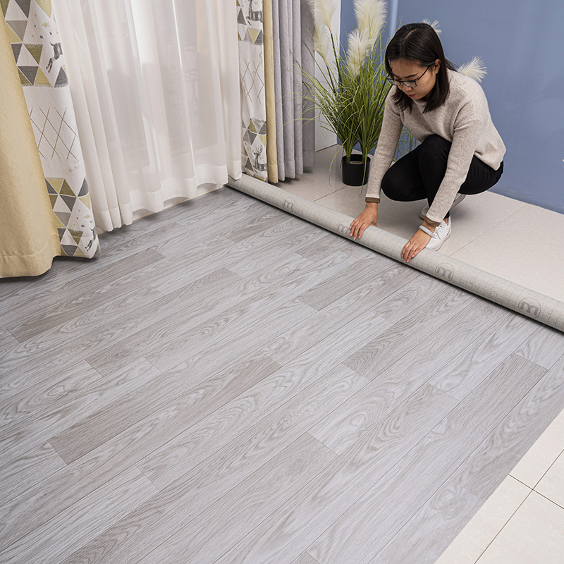 Environmentally friendly plastic pvc ground floor leather Home Bedroom paper Floor paper Floor paper Floor sticker thickened abrasion resistant and anti-slip
