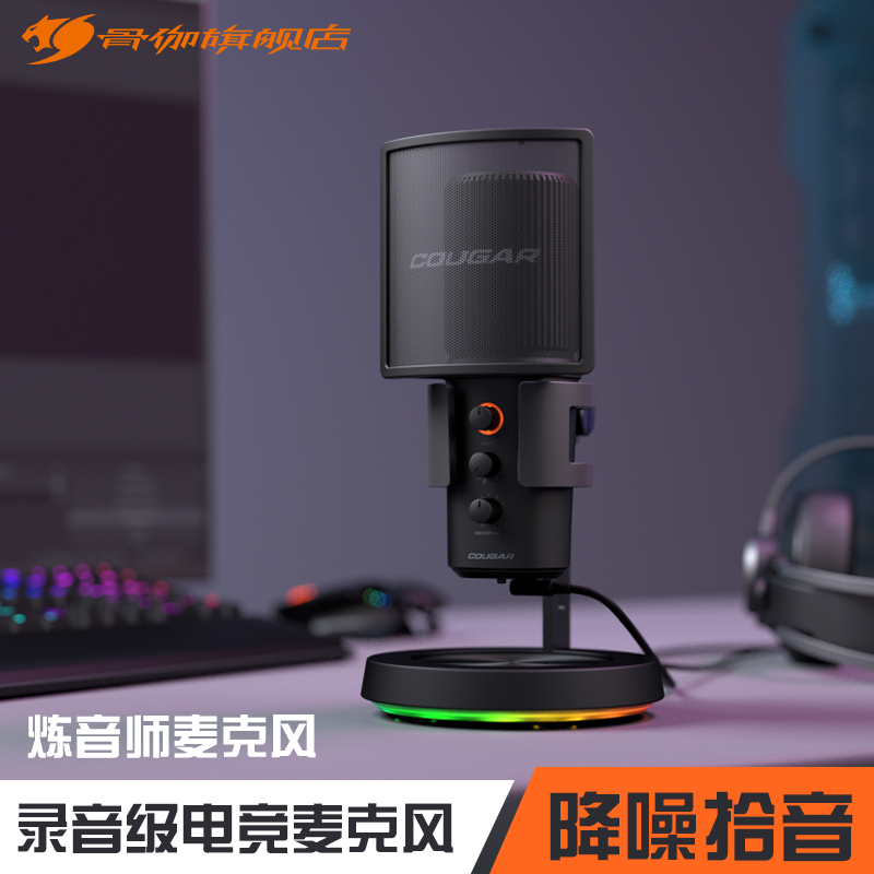 Bone Jia Lianyin Master Microphone Noise Reduction Cable Anchor Live Singing Video Recording Game E-sports Microphone