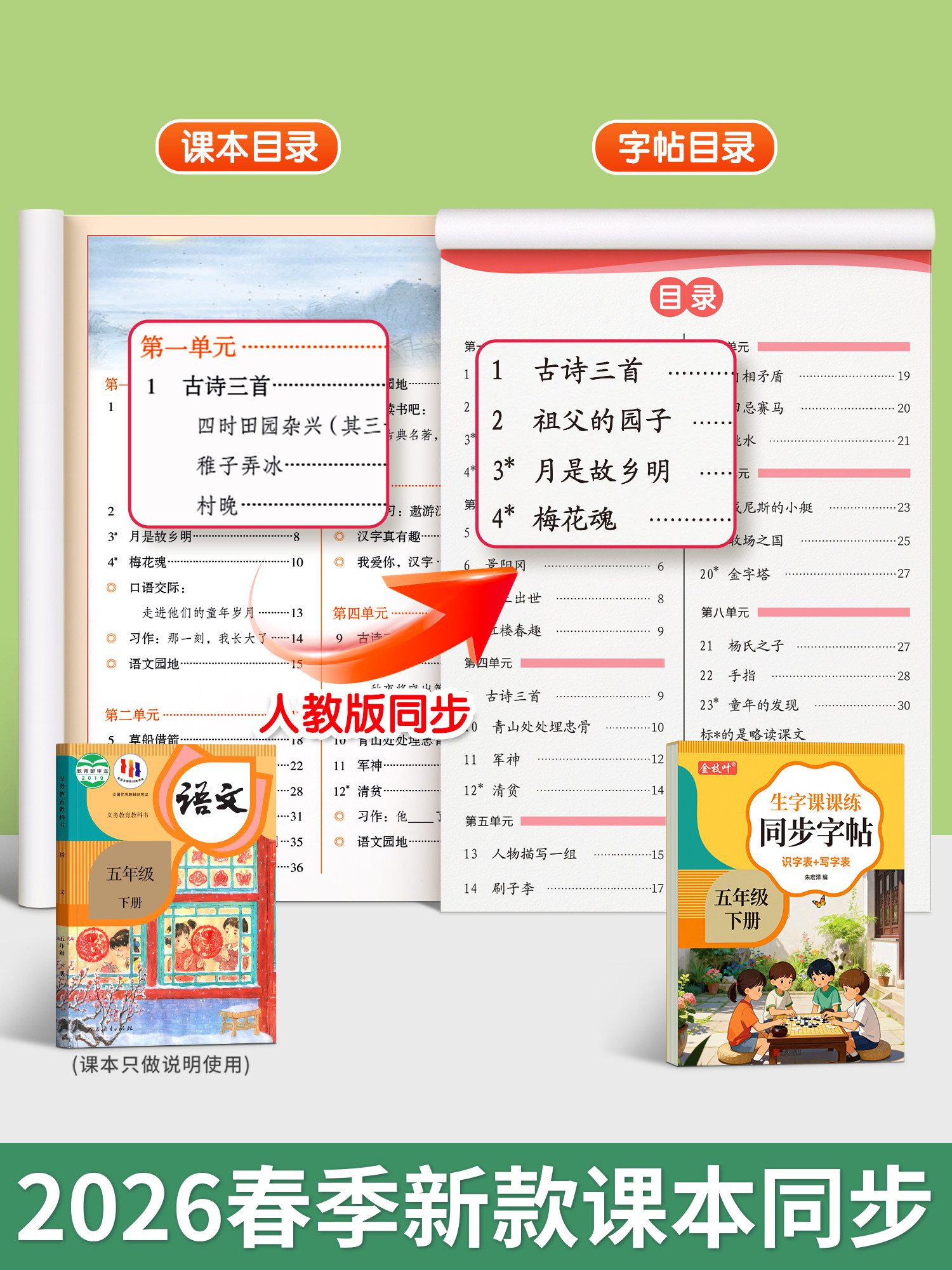 Fifth Grade First and Second Semester Textbooks Synchronized with the People's Education Press Edition, Elementary School Students' Handwriting Practice Book, Stroke Order, English Daily Practice, Special Calligraphy Practice Book for Regular Script, 21-Day Handwriting Practice Book, Character Practice Book, Regular Script, Fountain Pen, Hard Pen Calligraphy