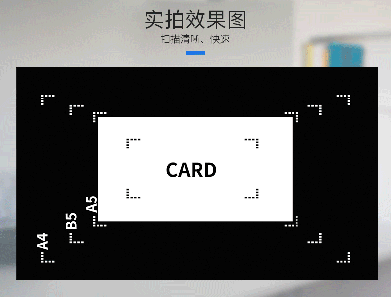 Chiteng xách tay A4 Gao Paiyi 5 triệu pixel độ phân giải cao 10 triệu máy quét tài liệu văn phòng màu - Máy quét
